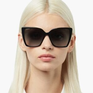 Jimmy Choo Lessie 56mm Gradient Cat Eye Sunglasses
